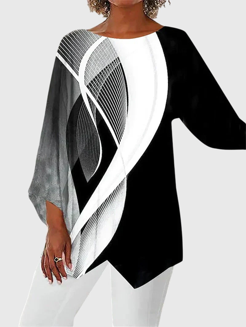 Alayah™ | Elegant Round Neck Top