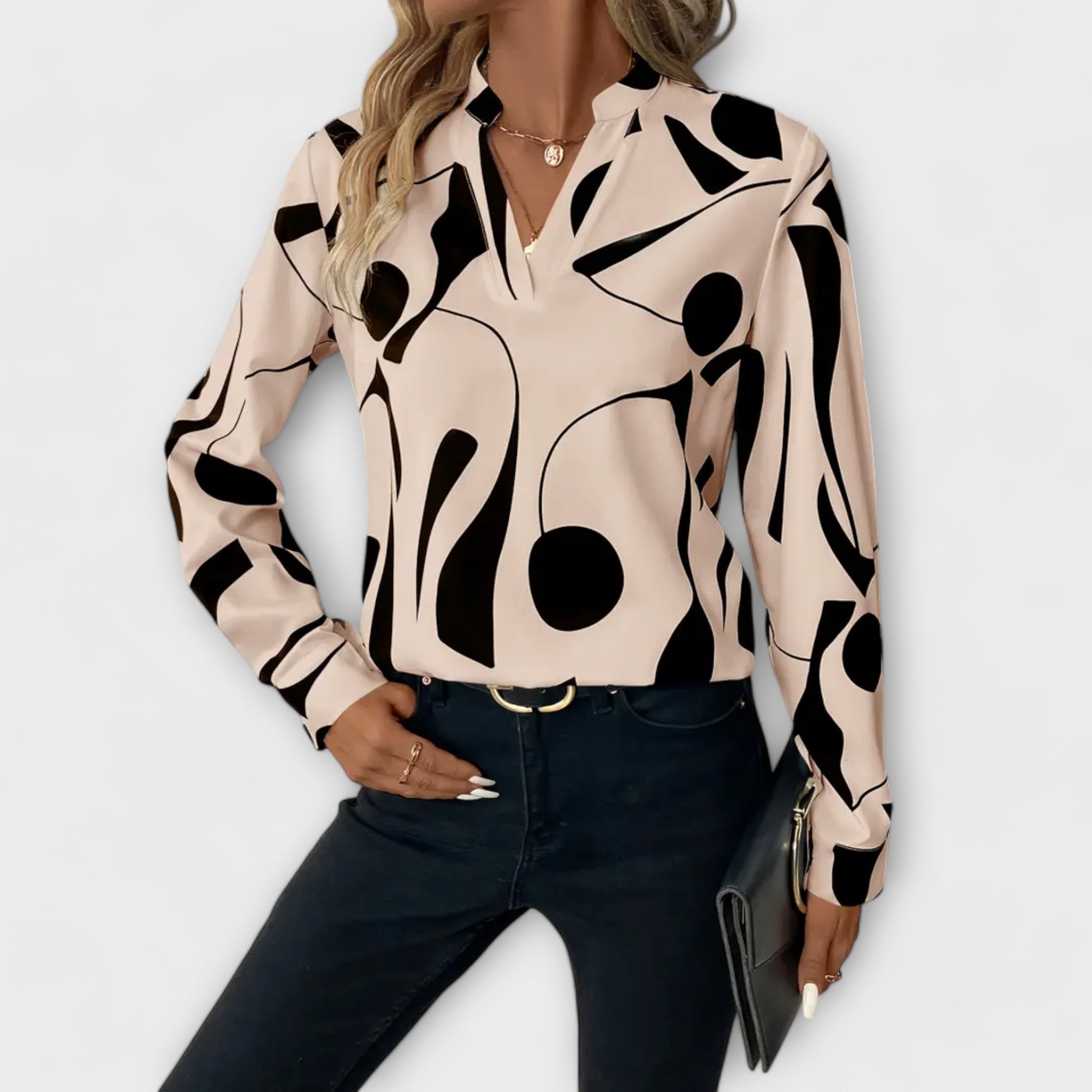 Elegant Lara™ Blouse with Pattern
