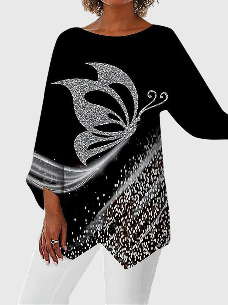 Alayah™ | Elegant Round Neck Top