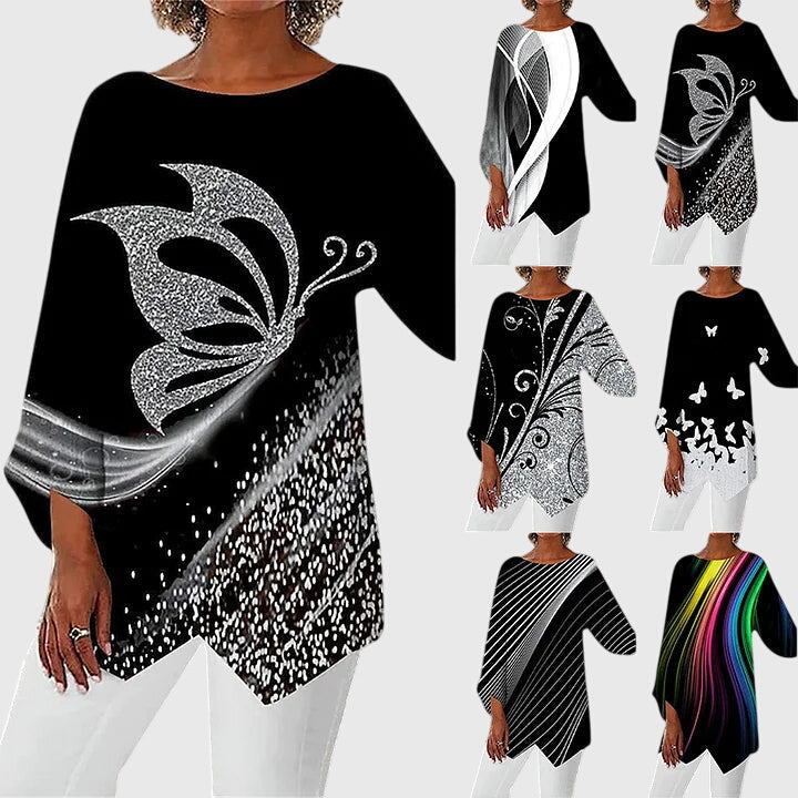 Alayah™ | Elegant Round Neck Top