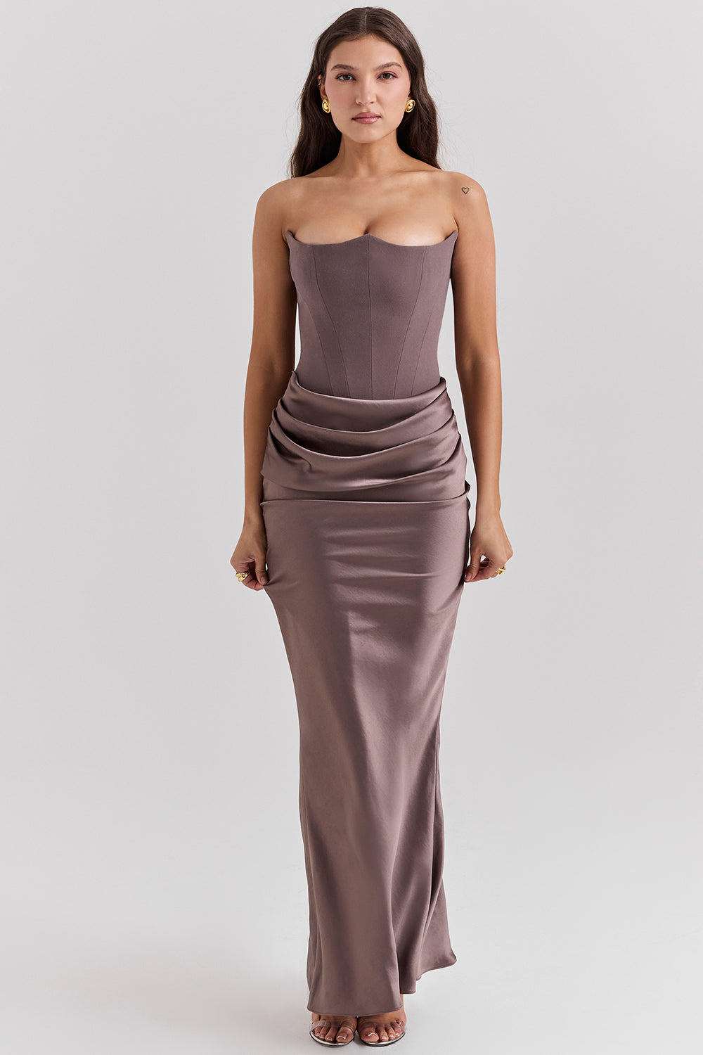 Pamela | Long Strapless Dress